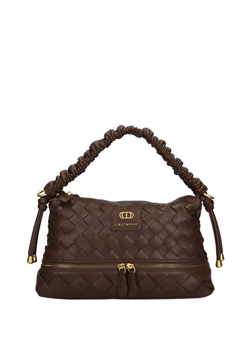 Borsa ESSENTIALS WOV in ecopelle LA CARRIE | 142M-WP-361-SYNMARRONE